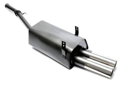 Scarico sportivo 2x76 per - sportivo, mm
